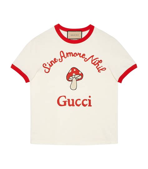 gucci shirt dotted logo|Gucci graphic t shirt.